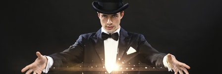 comedy magicians in Leeds, UK