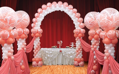 balloon decorations in Leeds, UK